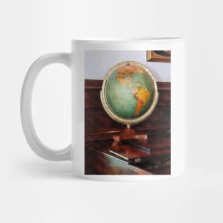 Teachers - Globe on Piano Mug